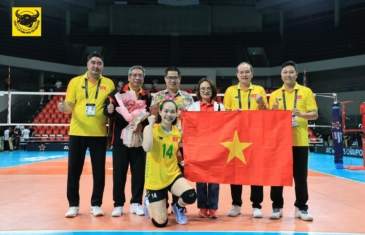 Kim Thoa đứng đầu BXH về chuyền 2 tại AVC Champions League