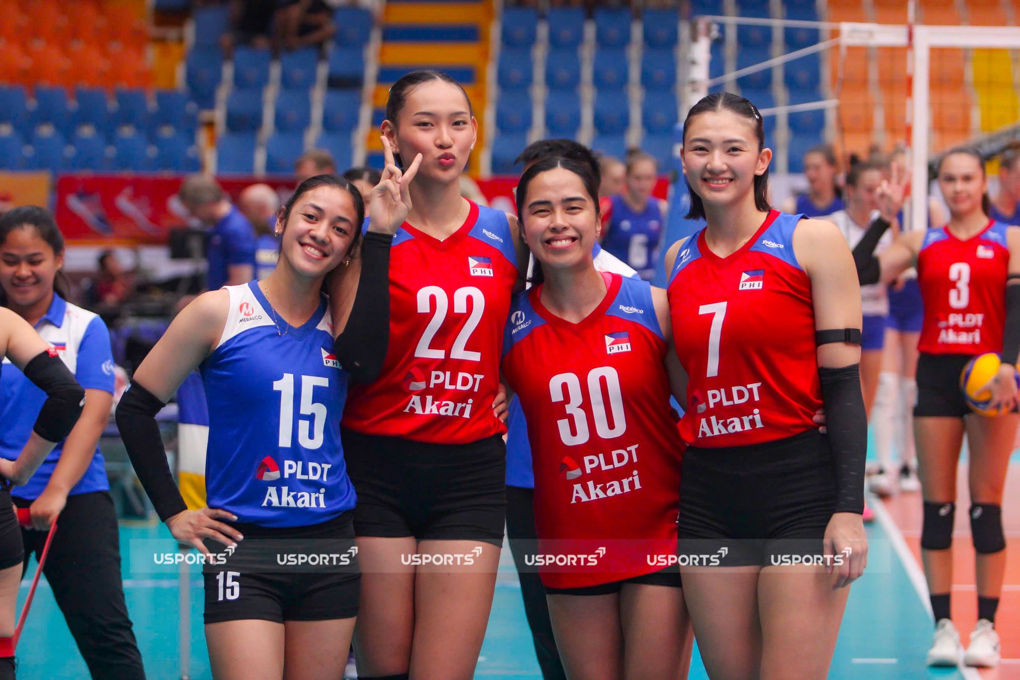 Leila Cruz (22) và các đồng đội tại VTV Ferroli Cup 2025